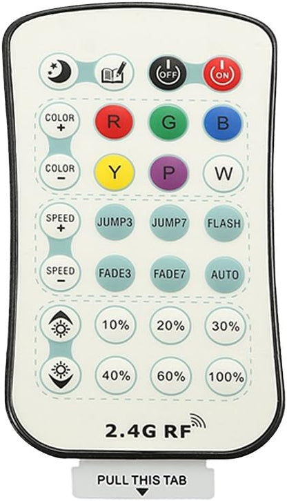 FVTLED Replacement RGBW LED Light Remote Control and Controller Waterproof for Changeable RGBW LED Light Kit