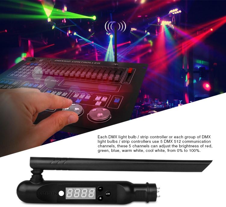 LGIDTECH Mi.Light DMX512 LED Transmitter,Only Work With DMX512 Console,Not Work With Computer Software and Oscilloscope