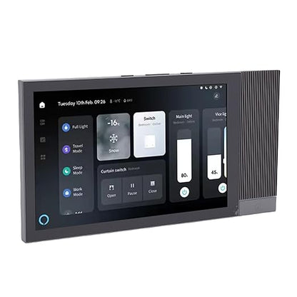 Asixxsix Smart Home Control Panel, 8 Inch Touch Screen 2GB RAM 16GB ROM Smart Control Panel with Voice for Home Automation