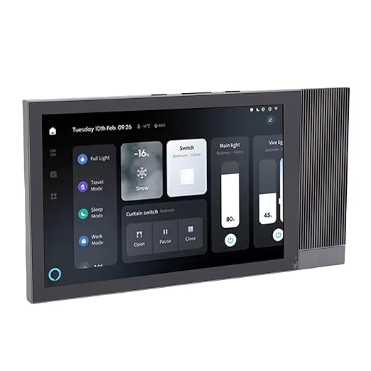 Smart Home Control Panel 8 Inch Touch Screen Voice Control Smart Home Automation with 2G+16G RAMROM for