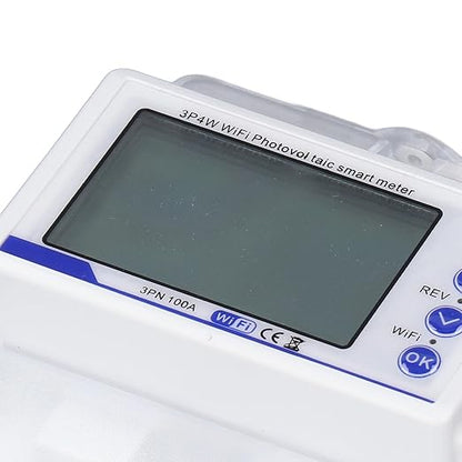WiFi Circuit Breaker 3-Phase Rgy Meter or with LCD Display - 60-300V 00A Rectional Switch