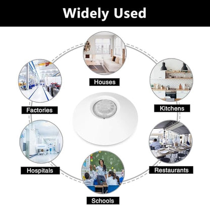 Detector Motion 12V Wired Indoor Top Mounted 360 Degree Passive Infrared Motion Detection Sensor Alarm