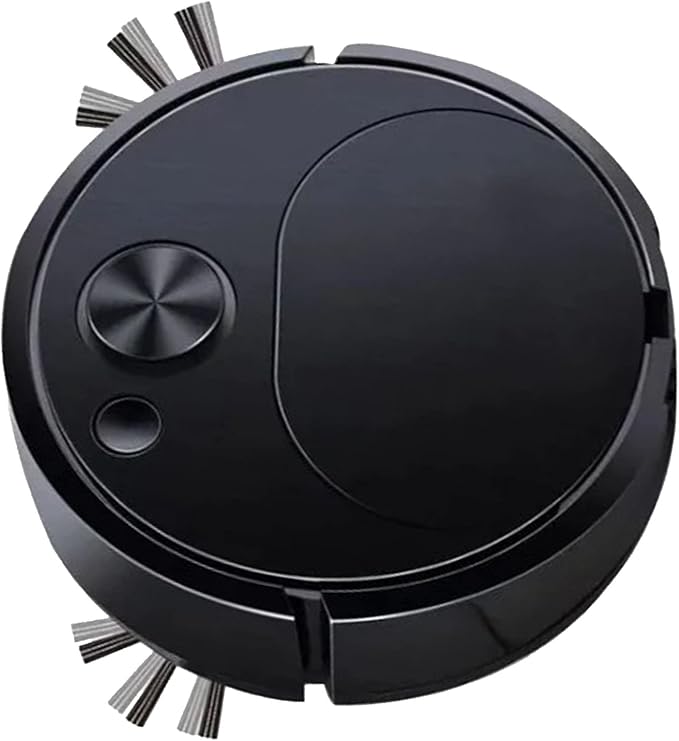 Zerodis Robot Vacuum Cleaner,Rechargeable Sweeping Vacuuming Mopping 3 in 1 Intelligent Sweeping Robot for Hard Floor Flat Ground Marble Tile Wooden Floor