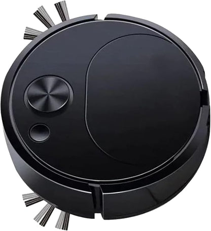 Zerodis Robot Vacuum Cleaner,Rechargeable Sweeping Vacuuming Mopping 3 in 1 Intelligent Sweeping Robot for Hard Floor Flat Ground Marble Tile Wooden Floor