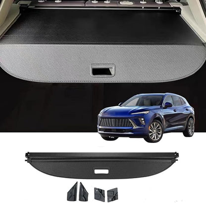 Retractable Cargo Cover Compatible with Buick Envision 2021-2025 Rear Privacy Screen Car Storage Trunk Luggage Tonneau Security Shade Protector Anti Theft Shield (Carbon Fiber Style)