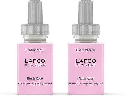 LAFCO New York Pura Smart Device Refill, Blush Rose - Pack of 2 - Vial Delivers Up to 2 Weeks of Fragrance Life - Made in the USA