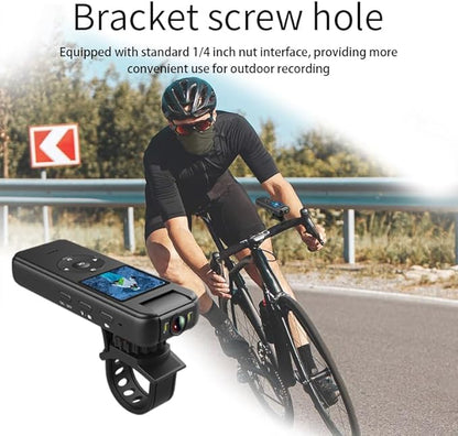 4K 30FPS UHD Wearable Body Cam, 1.4 Inch Screen, 6HR Battery, 64GB Included, JS-06B