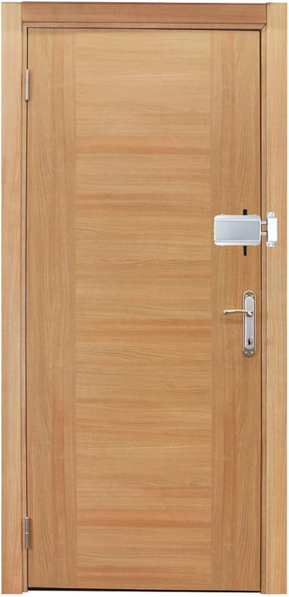 Electronic Deadbolt, Remote Control Anti-Theft Home Security Keyless Smart Hidden Door Lock with 4 Remote Controls
