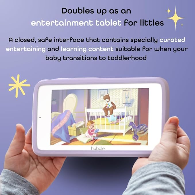 HUBBLE CONNECTED SkyVision AI Pro Baby Monitor Camera, HD 5" Home Display