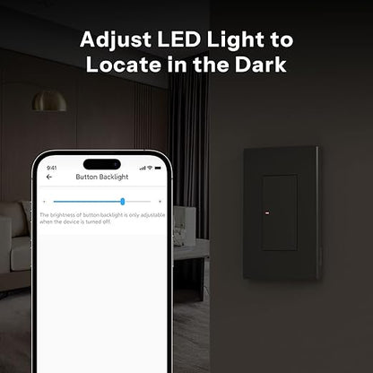 SONOFF M5 Matter Smart WiFi Light Switch, 1-Gang Wall Switch with Timing & Voice Control, Compatible with Matter, Alexa & Google Home, Requires Neutral Wire (120 Type)
