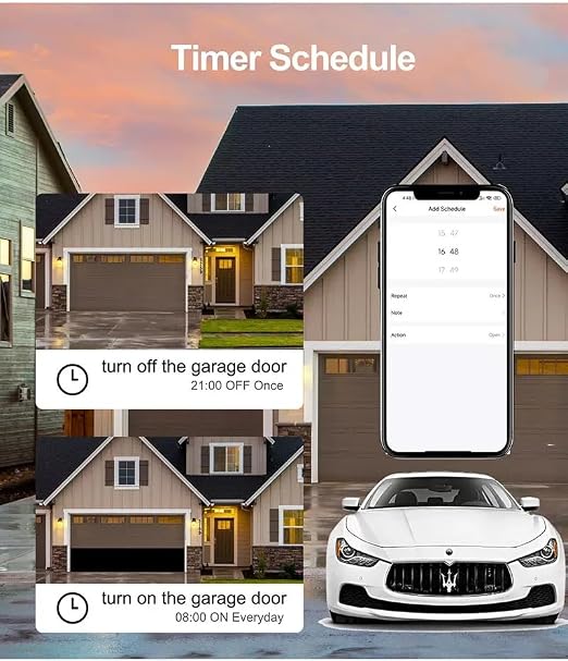 WiFi Garage Door Opener Controller, 1CH