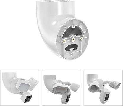 Eave Mount for Ring Floodlight Camera Wired Pro/Plus,Ring Floodlight Cam Pro (2nd Gen), Blink Wired FloodLight Cameras &Wyze Flood Iight Camera V2 and Roku Flood Light CAM