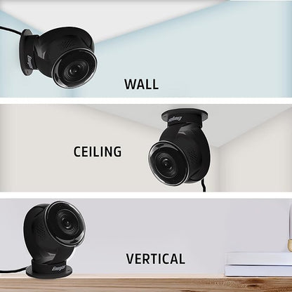Energizer Smart Wi-Fi Indoor Camera 2-Pack with Smart Wall Tap Outlets, 1080P, Cloud/Micro-SD Card Recording, 2-Way Audio, Night Vision, Remote Access, Motion Alerts, Activity Zones, 2.4GHz Wi-Fi