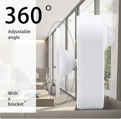 Presence Sensor Wireless, WenzhiIoT Smart Motion Sensor Zigbee 24 GHz Radar MmWave Presence Sensor Movement Body Motion Detection with Luminance/Distance Tuya Smart Life Home Assistant