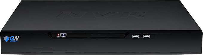 GW Security 12MP 4K 8 Channel NVR TAA & NDAA Compliant Network Video Recorder with Free Mobile App, 24TB Storage Capacity, No Monthly Fees (GW6808NP)