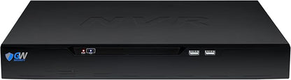 GW Security 12MP 4K 8 Channel NVR TAA & NDAA Compliant Network Video Recorder with Free Mobile App, 24TB Storage Capacity, No Monthly Fees (GW6808NP)