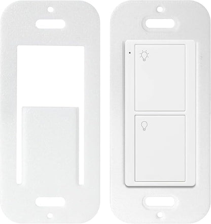 LXLO Remote Wallplate Bracket, Perfectly Compatible with Lutron Wireless Pico Remote Contro,Seamless Snap Wall Mount Bracket,Enhance Your Smart Home Experience (5pcs)