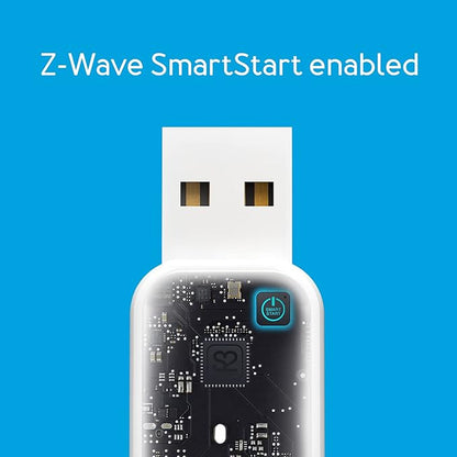 Aeotec Z-Stick 7 Plus, Zwave Plus USB to Create Z-Wave hub, Gateway Controller with 700 Series ZWave, SmartStart and S2, Works with Raspberry Pi 4, Compatible with Home Assistant