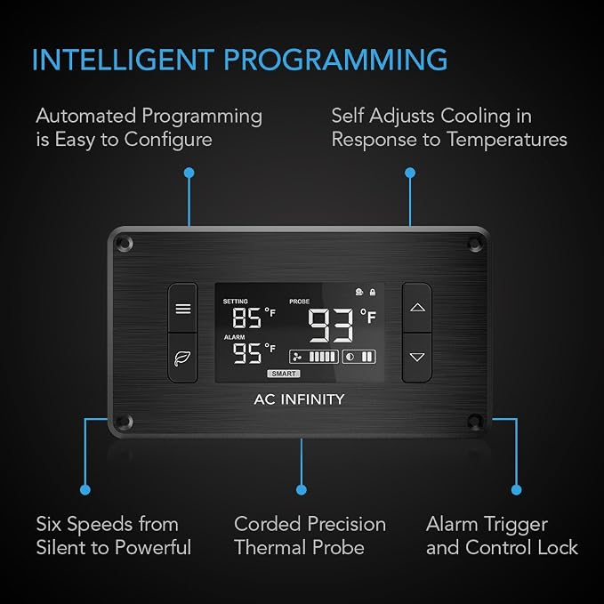 AC Infinity AIRPLATE T7, Quiet Cooling Fan System 12".