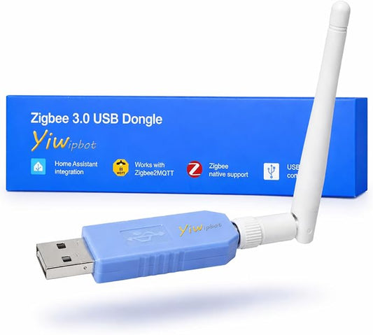 ZigBee USB Dongle | EFR32MG21 + CP2102N | ZBT-1P | Compatible with Connect ZBT-1, Thread Border Router, Official Firmware for Home Assistant, Zigbee2MQTT & ZHA