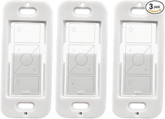 LXLO Remote Wallplate Bracket, Perfectly Compatible with Lutron Wireless Pico Remote Contro,Seamless Snap Wall Mount Bracket,Enhance Your Smart Home Experience (3pcs)