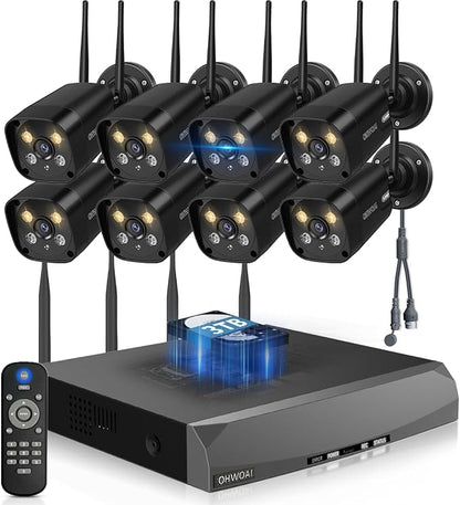 Wireless Security Camera System, Outdoor WiFi Video Surveillance System
