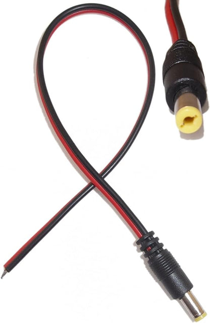 Evertech 16 Channel 12 Volt DC Output CCTV Distributed Power Supply Box for Security Camera with 18 Pcs. DC Male Pigtail