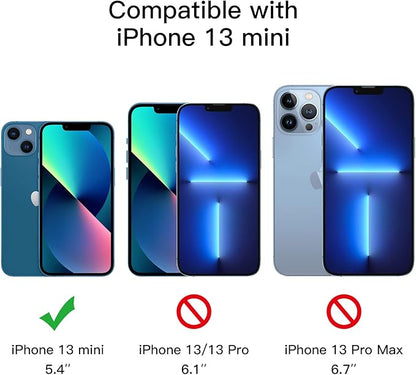 JETech Privacy Full Coverage Screen Protector for iPhone 13 mini 5.4-Inch, Anti-Spy Tempered Glass Film, Edge to Edge Protection Case-Friendly, 2-Pack