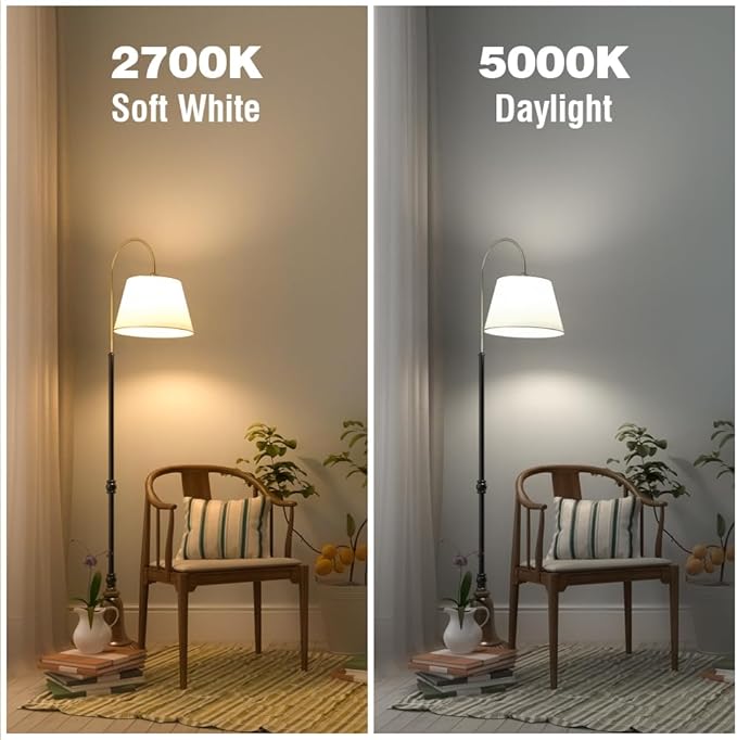 KEIVO A19 3-Level Brightness, Adjustable via Standard Switch(Not for 3-Way Sockets), 100W/70W/30W Equivalent, Soft White 2700K, 12W/9W/3W, E26 Base, Frosted, 4-Pack