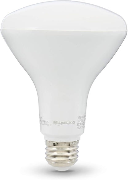 Amazon Basics BR30 LED Light Bulb, 65W Equivalent, 11W Energy Efficient, E26 Standard Base, Daylight White 5000K, Dimmable, 10,000 Hour Lifetime, 16-Pack