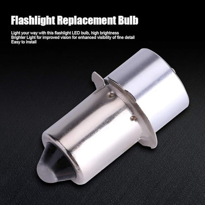 18V Flashlight Super Bright Led Replacement Bulb Upgrade, Emergency Work Light, High Bright Torches 5W 6-24V P13.5S