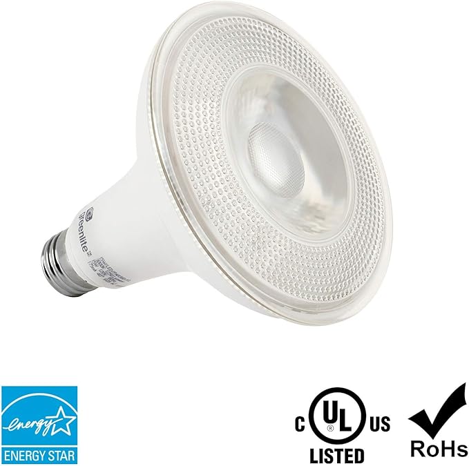 LED PAR38 15W Dusk to Dawn Photocell Flood Light Bulb, 3000K Bright White, 120W Equivalent, 1250 Lumens, Weatherproof, Dimmable, E26 Medium Base, 120V, Energy Star, (1 Pack)