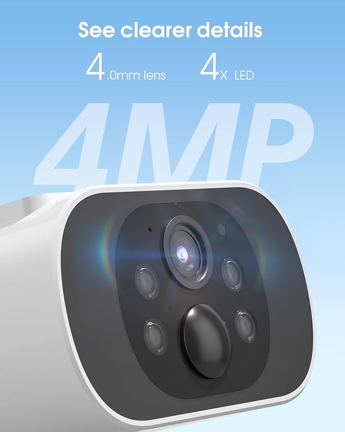 ARCCTV Solar Security Camera Outdoor Wireless with NVR Base Station