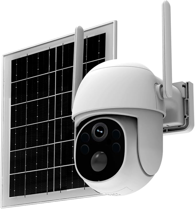MOES 4G Cellular Security Camera with 360-Day Unlimited Data,No WiFi Needed