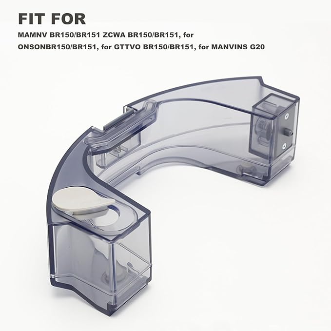 Robot Vacuum Replacement Parts Fit for MAMNV BR150/BR151, for ZCWA BR150/BR151, for ONSON BR150/BR151, for GTTVO BR150/BR151, for MANVINS G20 (2PC- Dustbin& Watertank)