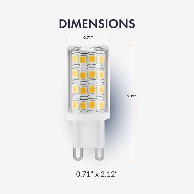 Newhouse Lighting 4w LED T4 Bulb G9 Base 3000k (4-Pack)
