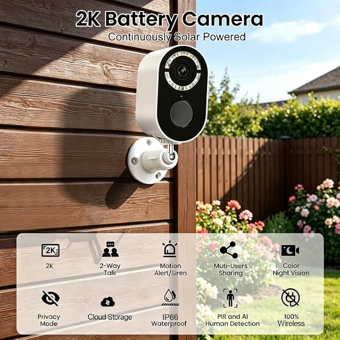 Security Cameras Wireless Outdoor Cameras for Home Security