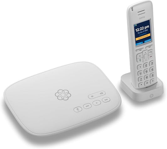 Ooma Telo Air and Handset. Free Internet Home Phone Service Wi-Fi Connectivity. Affordable landline Replacement. Unlimited Nationwide Calling. Mobile app. Low International Rates. Blocks robocalls.
