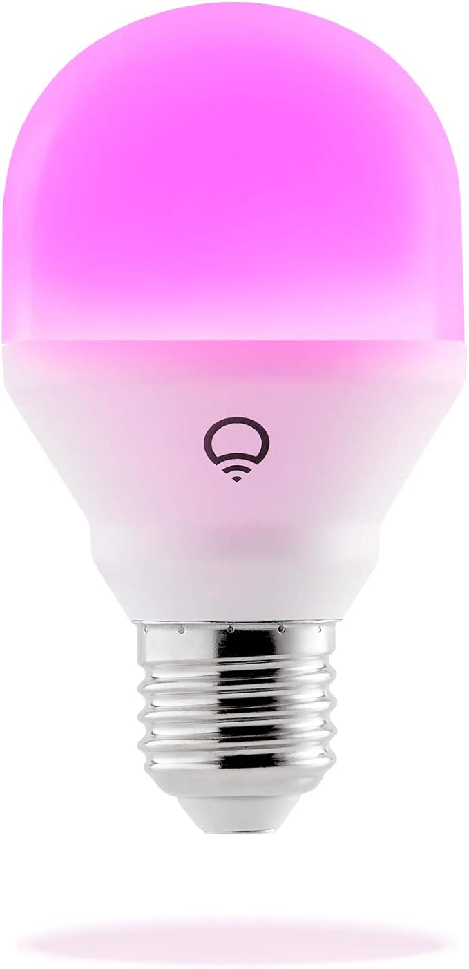 LIFX Mini 800-Lumen LED Light Bulb (L3A19MC08E26) Multi Colored - 1 Pack, 120 volts, 9W - New
