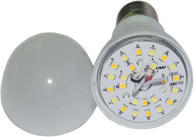 6W E27 Smart LED Light Bulbs Dimmable with 2.4GHz Wireless 3-Zone Remote Control - Adjustable Color Temperature (Warm/Cool) and Brightness 2 Pack (2 Bulb+1 Remote)