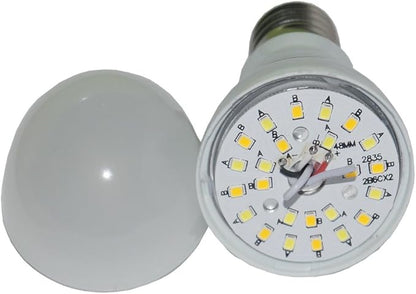 6W E27 Smart LED Light Bulbs Dimmable with 2.4GHz Wireless 3-Zone Remote Control - Adjustable Color Temperature (Warm/Cool) and Brightness 2 Pack (2 Bulb+1 Remote)