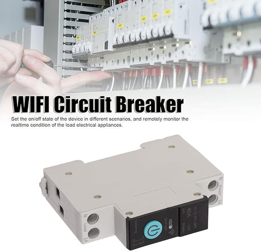 Sonew Smart Switch Home Circuit Breakers Mobile Phone Remote Control 3 Timing Modes for Household Appliances(63A)