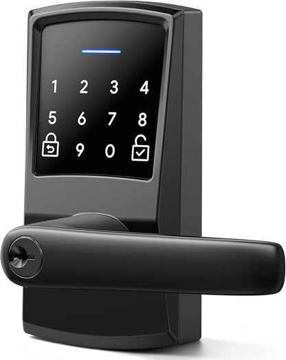 Keypad Door Lock with Handle, Keyless Entry Digital Code for Front Door