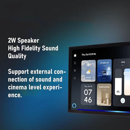 Zopsc Smart Control Touch Screen 8 Inch, 2G+16G Smart Home Hub with Voice Control, Zigbee Gateway Wall Panel, for Tuya Smart Life App