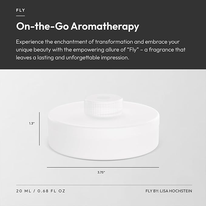 Aroma360 - Fly Smart Car Diffuser Oil | Aromatherapy Oil for Cars |Pamplemousse, Citron Zest, Heliotrope Flower, Bulgarian Rose, Pink Peppercorn, Jasmine, Tonka Bean, Amber, Sheer Musk, Patchouli 20mL