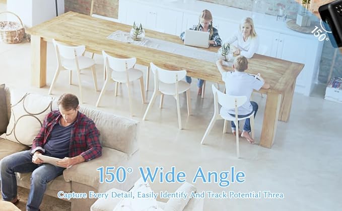 2025 Upgraded Security Camera, 4K HD Mini Nanny Cam for Home with Night Vision, WiFi Indoor Camera, Motion Detection, Remote Viewing, Wireless Camara Cam