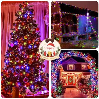 BHCLIGHT 75FT 1500LED Cluster Christmas Lights with Remote, Multicolor