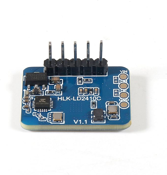 1pc LD2410C Human Presence Radar Sensor Module HLK-LD2410 LD2410 Millimeter Wave Non-Contact 24GHz ISM Band Serial Port IO Level Output