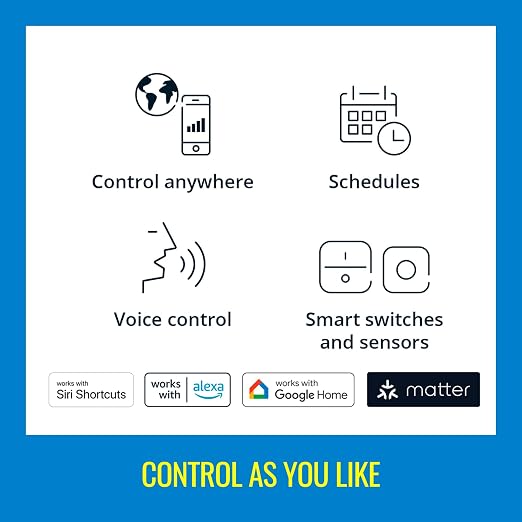 WiZ Connected Smart Plug, Sunset to Sunrise Automation, Motion Detection, Control with Voice or App, Indoor Smart Plug Compatible with Alexa, Google Home and HomeKit, 4 Pack