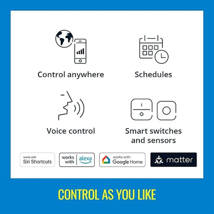 WiZ Connected Smart Plug, Sunset to Sunrise Automation, Motion Detection, Control with Voice or App, Indoor Smart Plug Compatible with Alexa, Google Home and HomeKit, 4 Pack